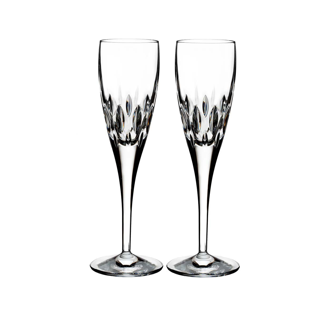 Waterford Crystal, Ardan Enis Champagne Crystal Flutes, Pair