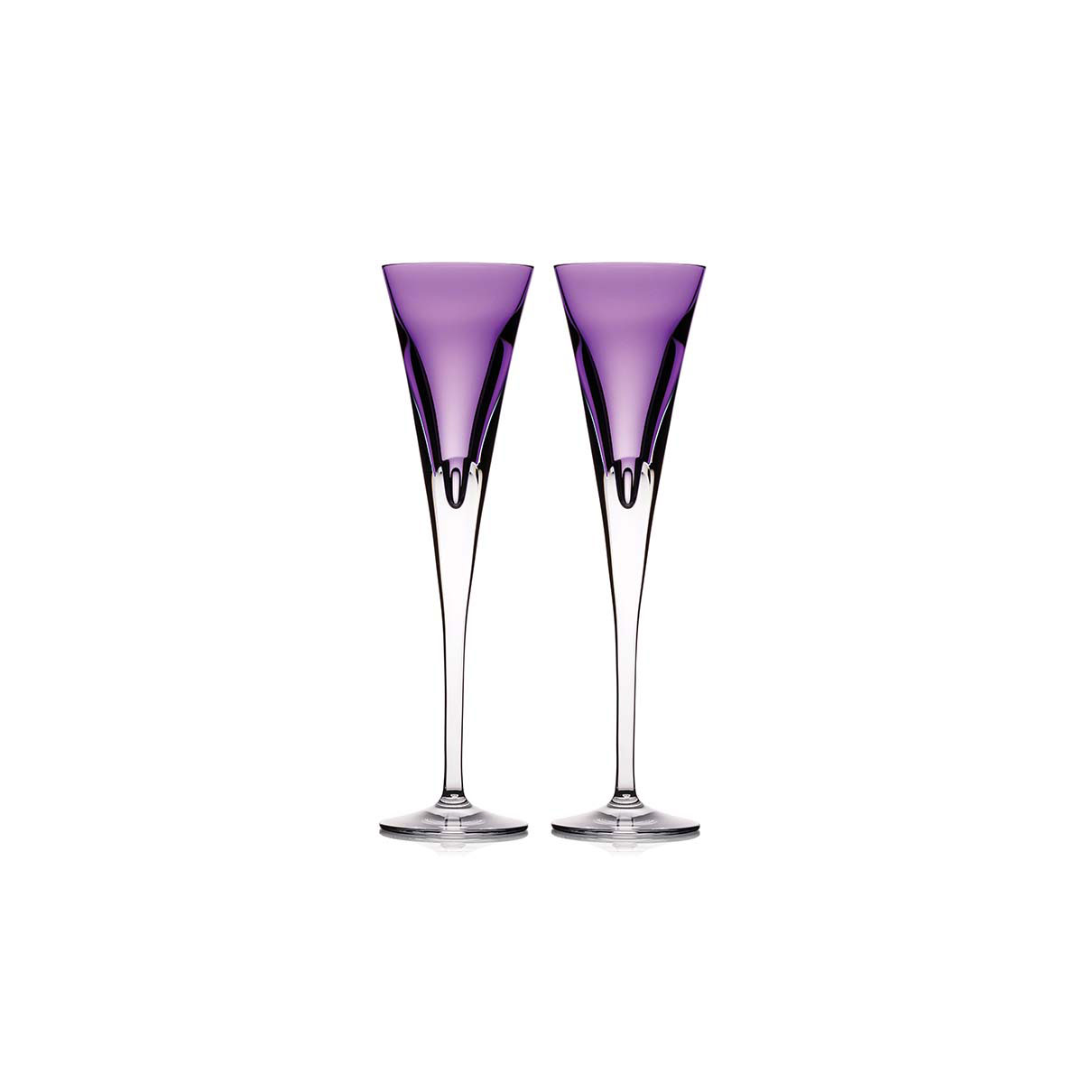 Waterford Crystal, W Heather Toasting Crystal Flutes, Pair