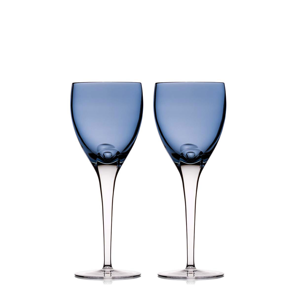 Waterford Crystal, W Sky Crystal Wine Goblets, Pair