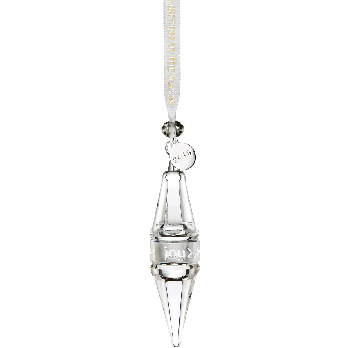 Waterford Crystal 2019 Ogham Joy Icicle Ornament