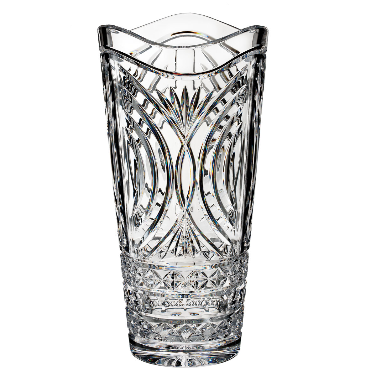 Waterford Crystal, House of Waterford Waves of Tramore 12" Crystal Vase
