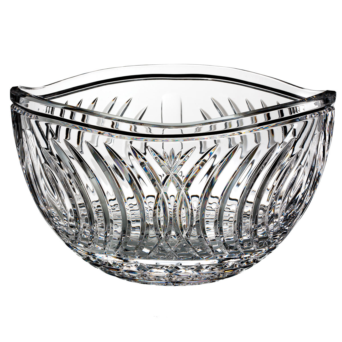 Waterford Crystal, House of Waterford Waves of Tramore 10" Crystal Bowl