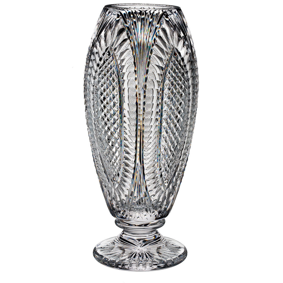 Waterford Crystal, House of Waterford Reflections 16" Crystal Vase, Limited Edition of 100