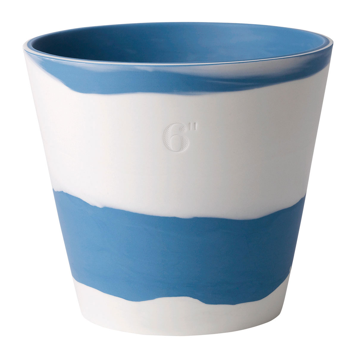 Wedgwood Jasperware Burlington Pot 6", Blue and White
