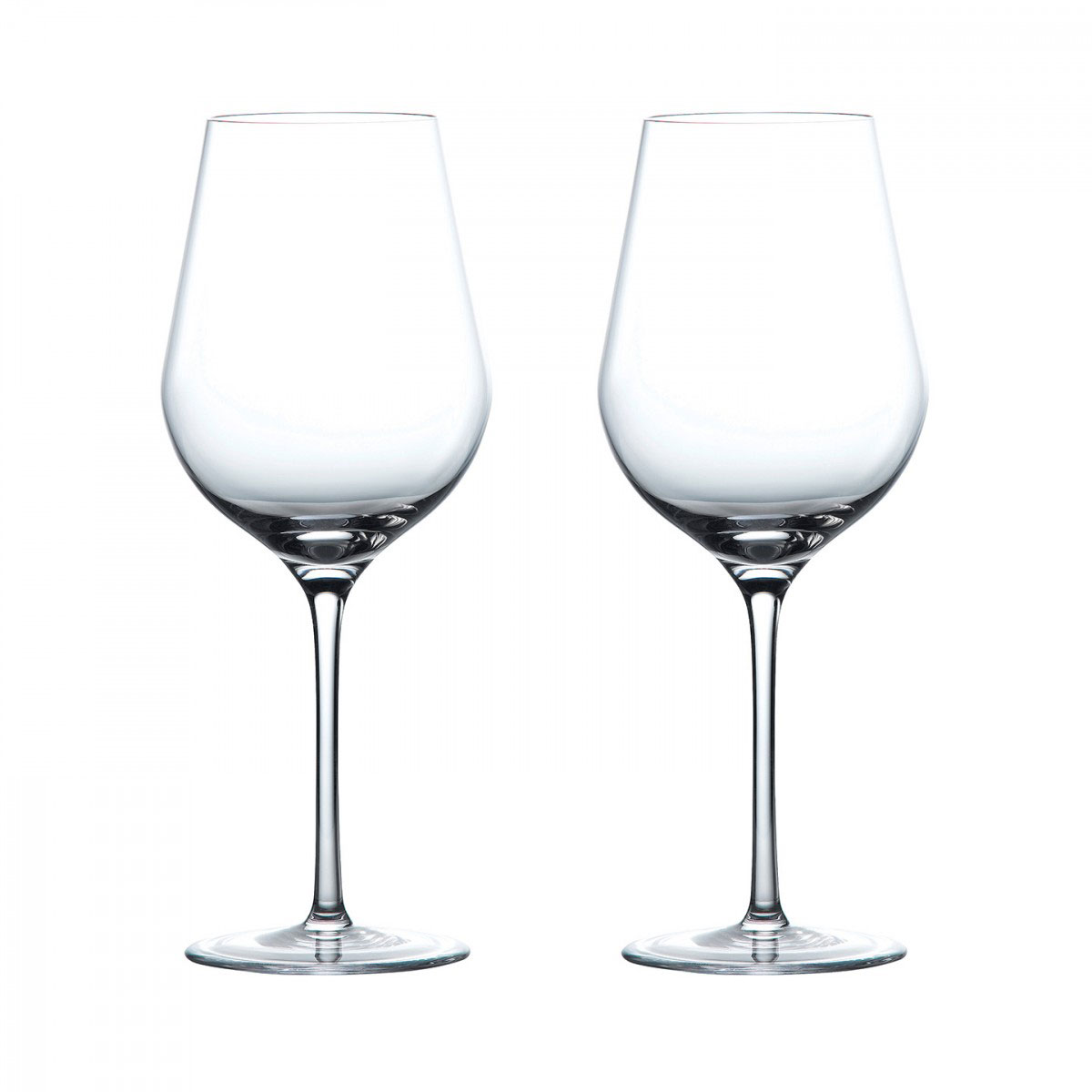 Wedgwood Globe Crystal White Wine Glasses, Pair