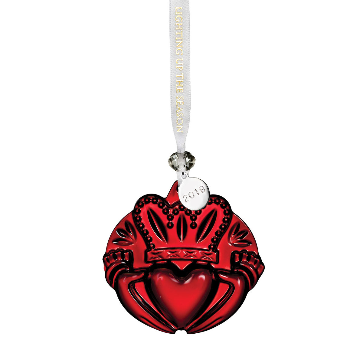 Waterford 2019 Claddagh Ornament, Red