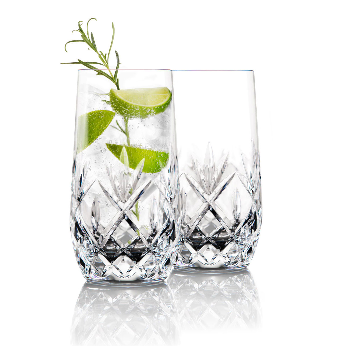 Waterford Crystal Gin Journeys Huntley Hiball Glasses, Pair