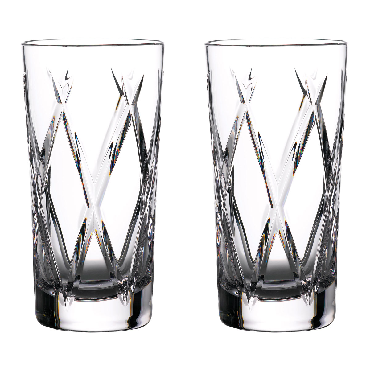 Waterford Crystal Gin Journeys Olann Hiball Glasses, Pair