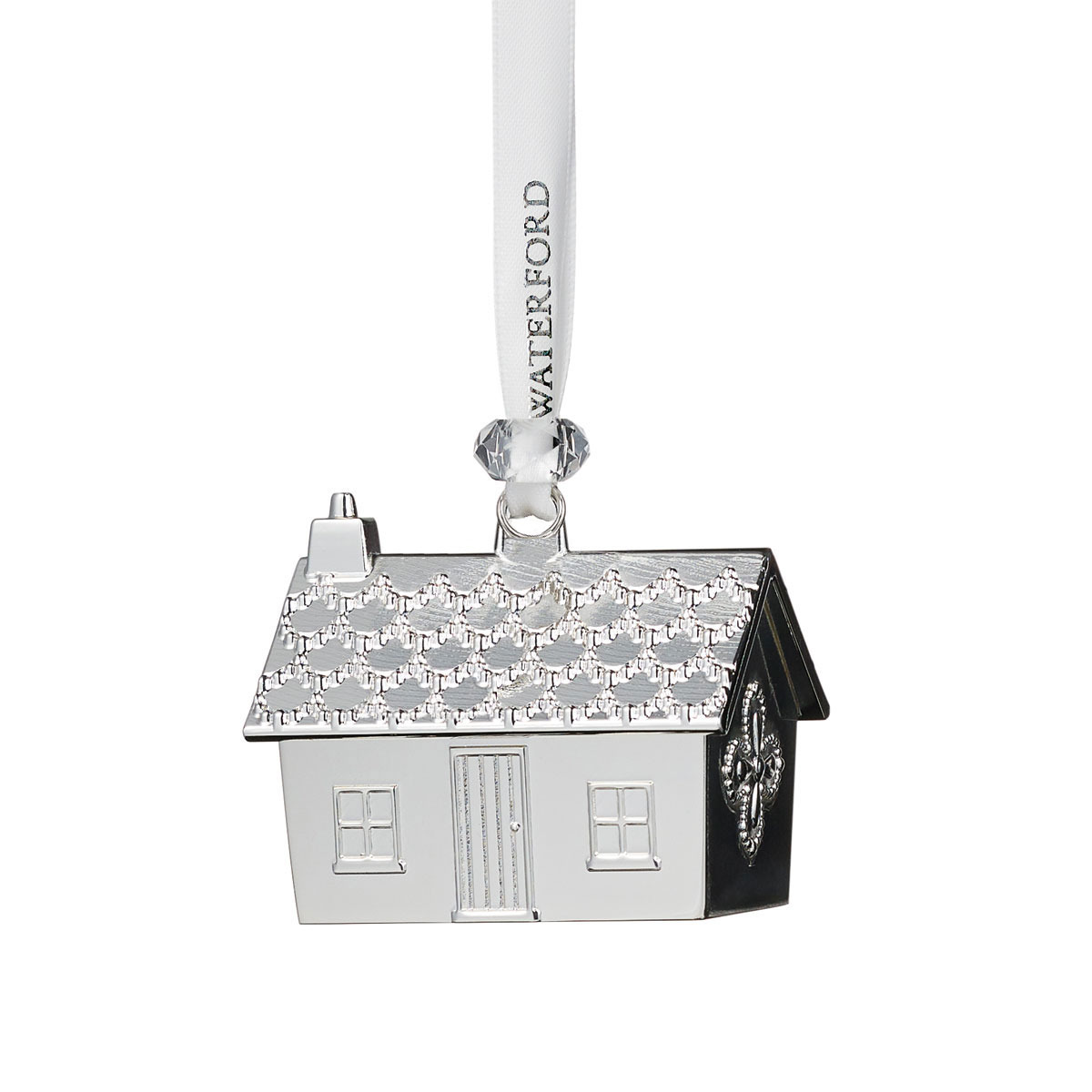 Waterford Gingerbread Home, Silver Ornament