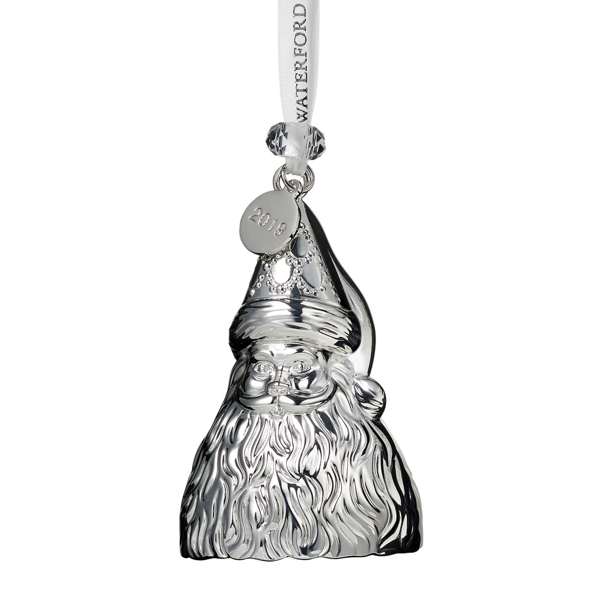 Waterford 2019 Silver Father Christmas Ornament