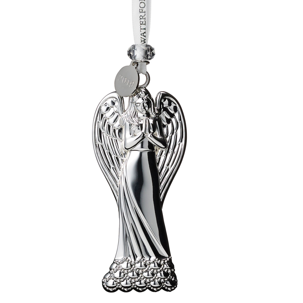 Waterford 2019 Silver Angel Ornament