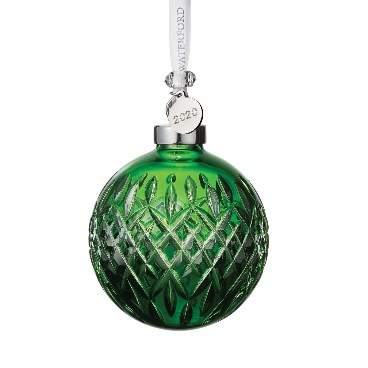 Waterford Crystal 2020 Emerald Ball Christmas Ornament