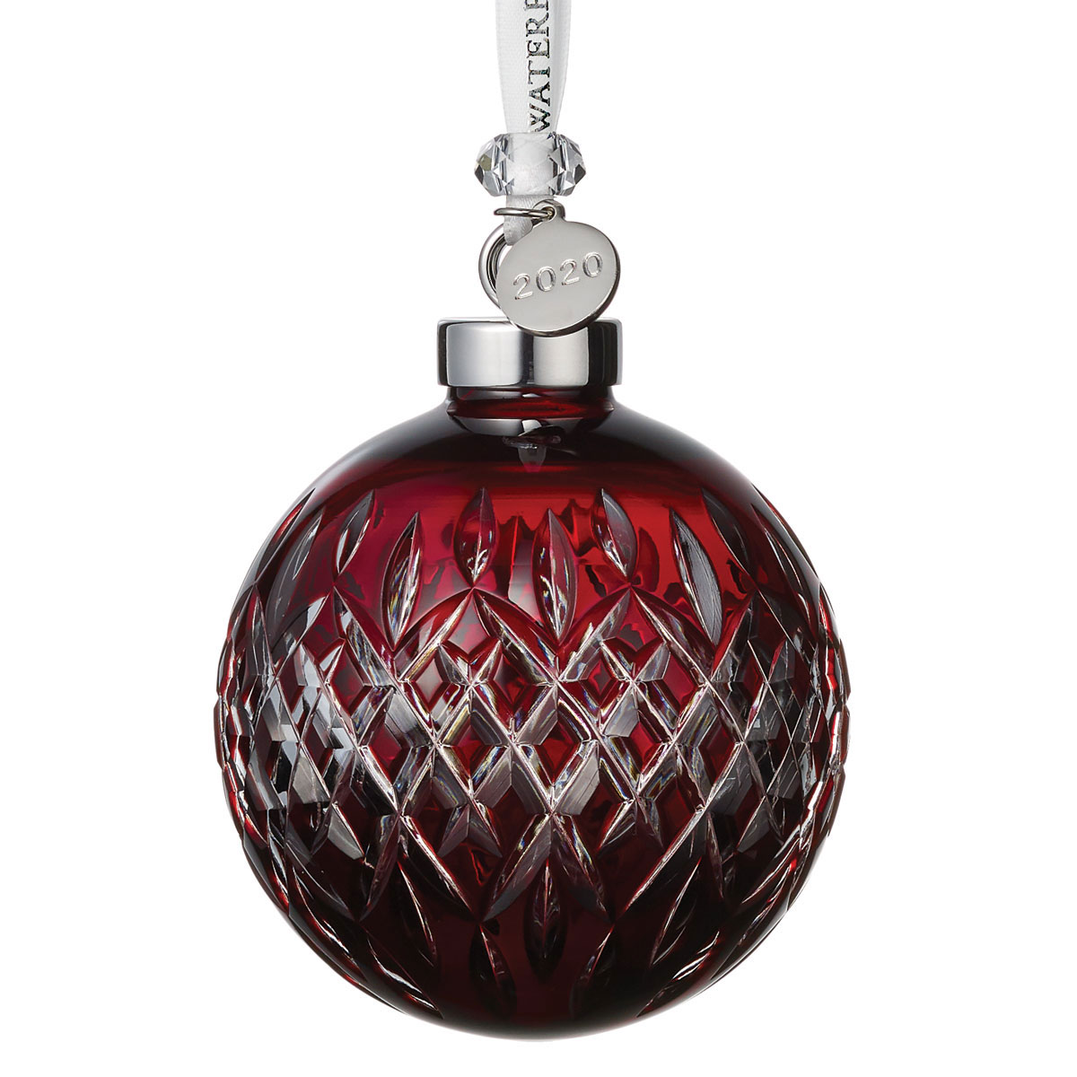 Waterford Crystal 2020 Ruby Red Ball Christmas Ornament