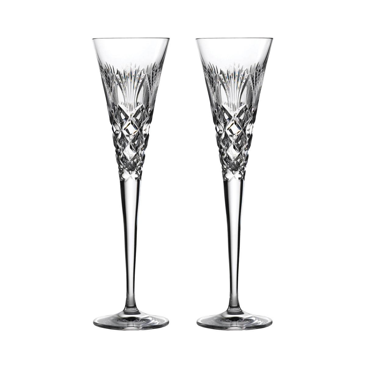 Waterford Crystal 2020 Times Square Flutes, Pair