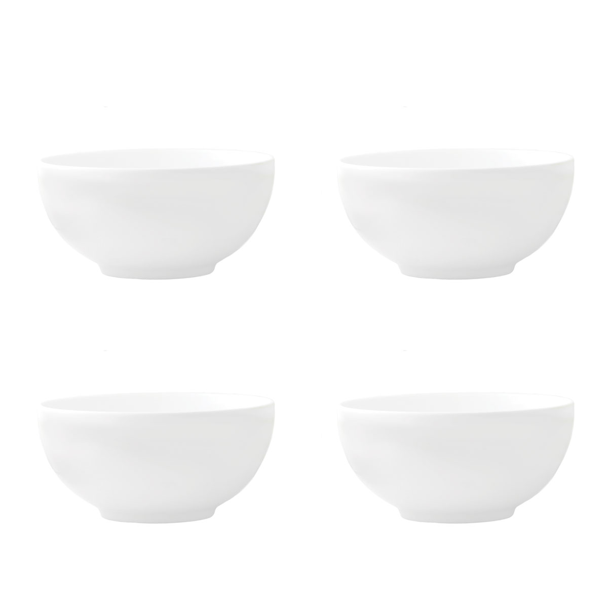 Vera Wang Wedgwood Vera Perfect White Soup, Cereal Bowl Set of 4