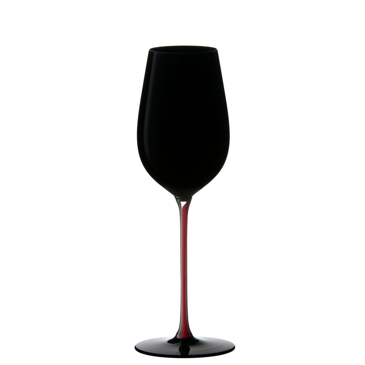 Riedel Sommeliers, Hand Made Black with Red Stem Collector