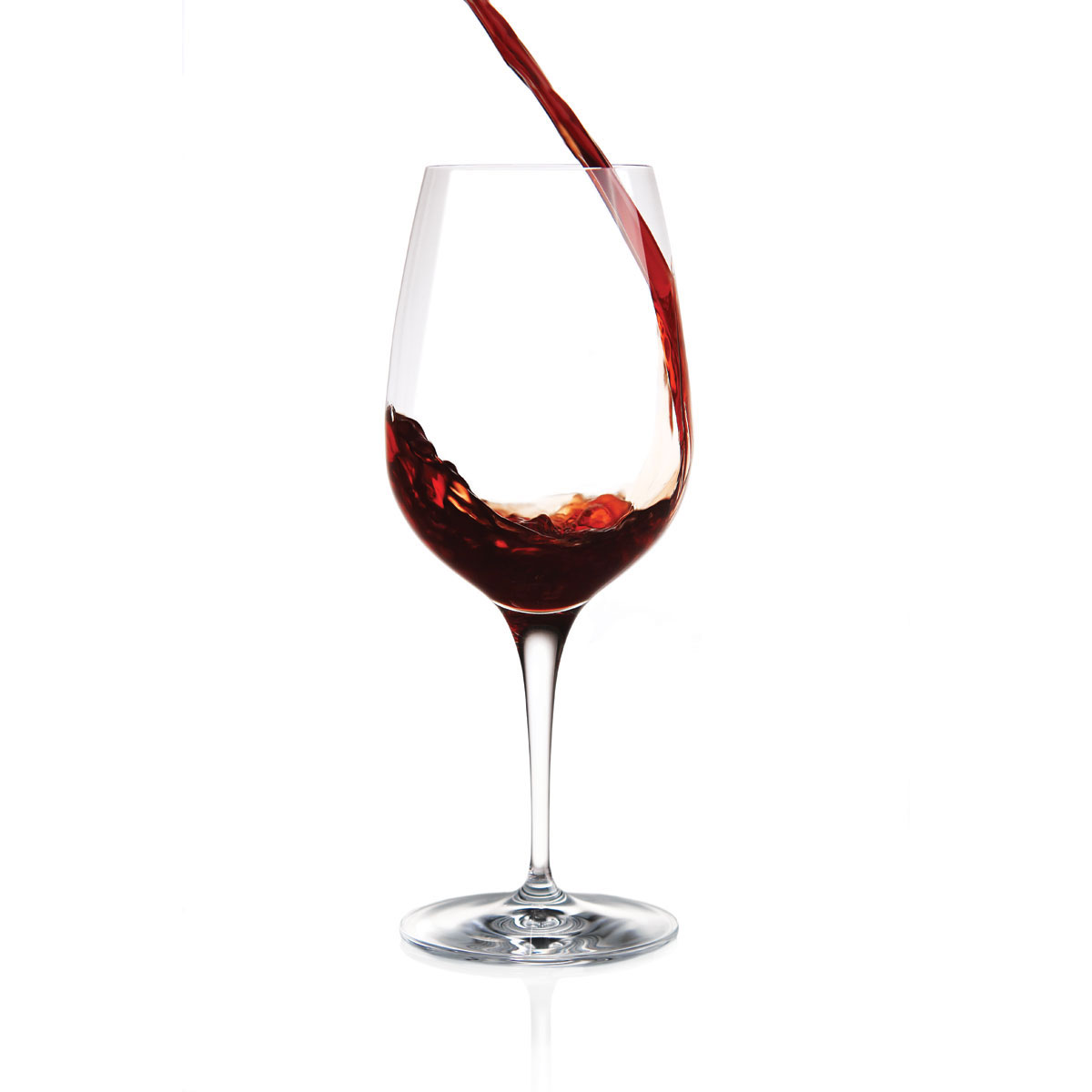 Cashs Ireland, Wine Cru Cabernet, Merlot Crystal Red Wine Glasses, Set of 4