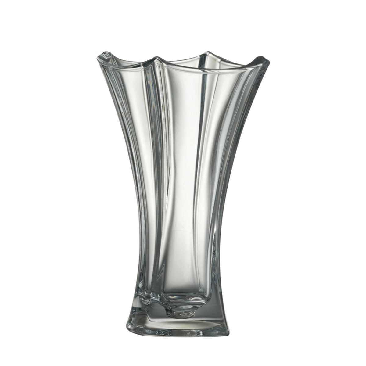 Galway Crystal Dune Flared 12" Crystal Vase