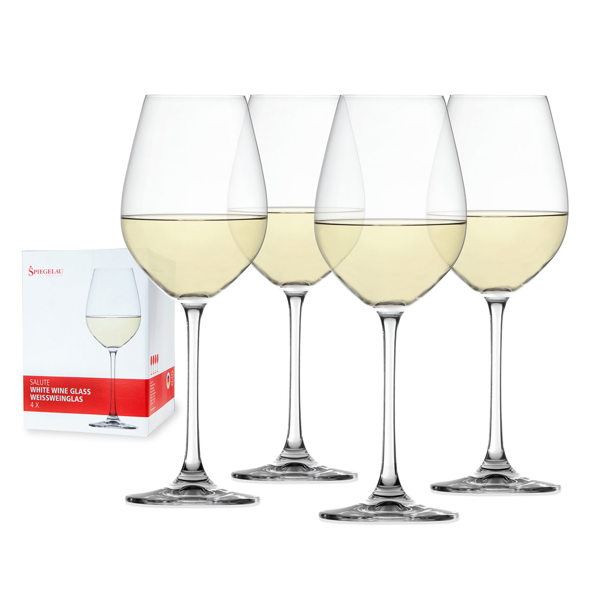 Spiegelau Salute 16.4 oz White Wine Glass Set of 4