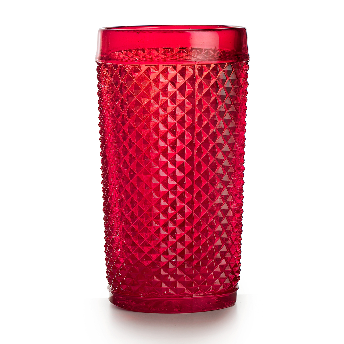 Vista Alegre Glass Bicos Red Set with 4 Highballs Red