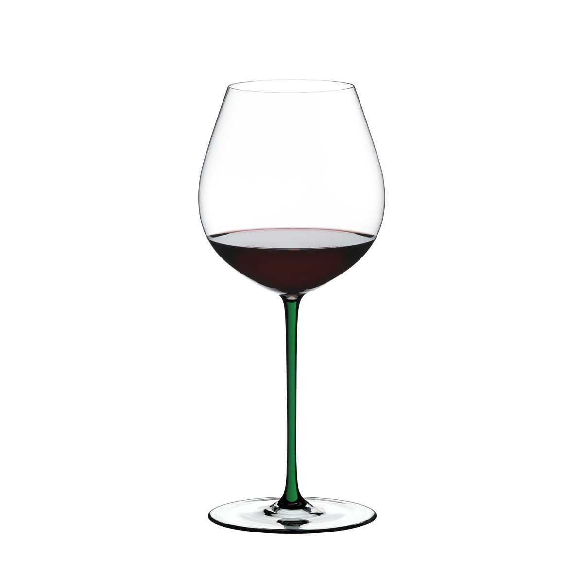 Riedel Fatto A Mano, Old World Pinot Noir Wine Glass, Green