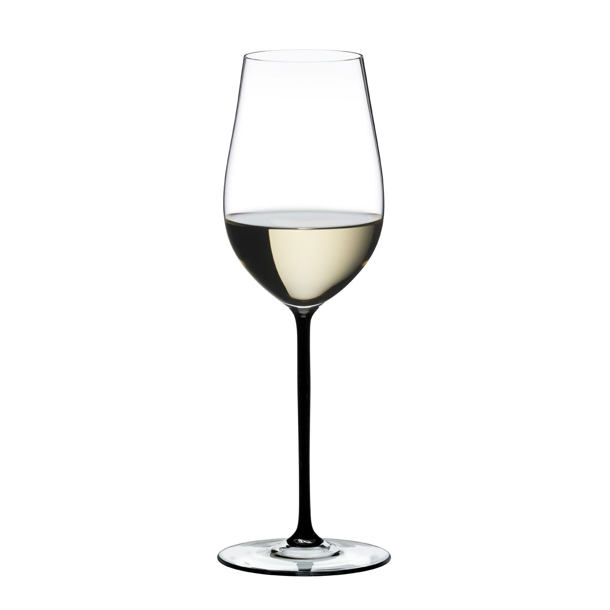 Riedel Fatto A Mano, Riesling, Zinfandel Wine Glass, Black