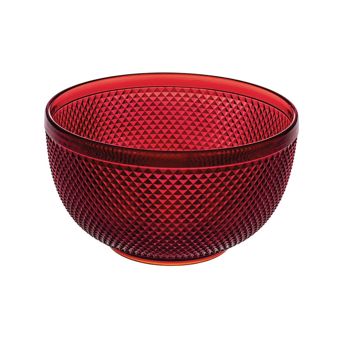 Vista Alegre Glass Bicos Red Medium bowl red