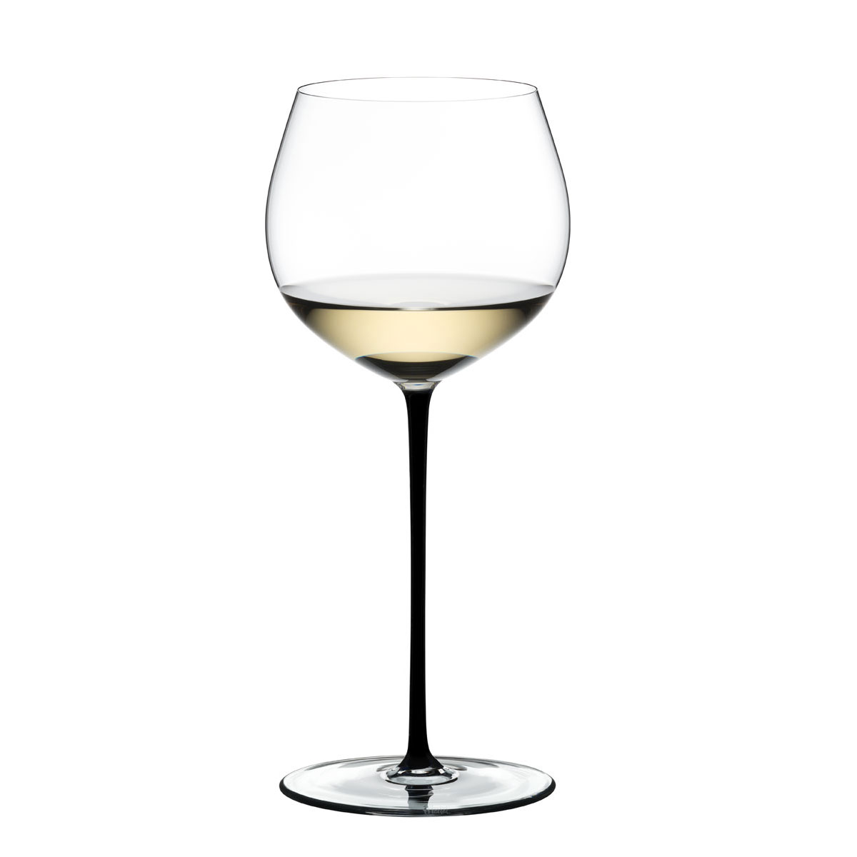 Riedel Fatto A Mano, Oaked Chardonnay Wine Glass, Black