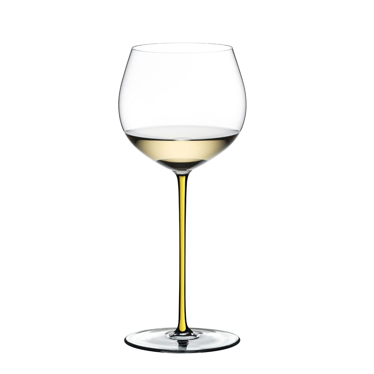 Riedel Fatto A Mano, Oaked Chardonnay Wine Glass, Yellow