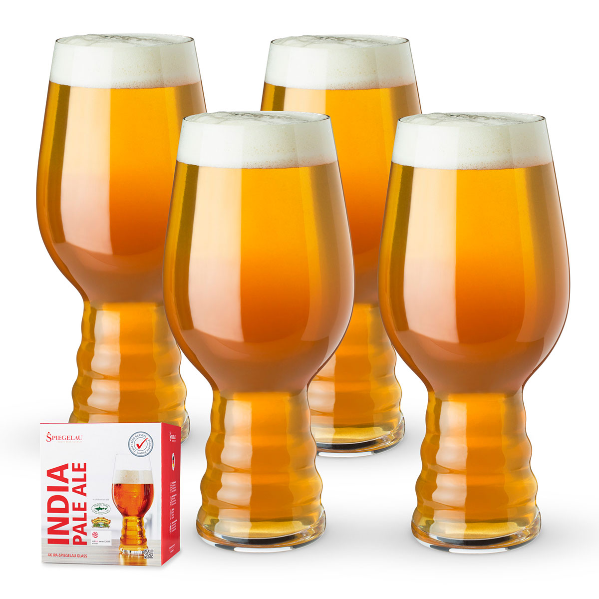 Spiegelau Beer Classics IPA Glasses, Set of 4