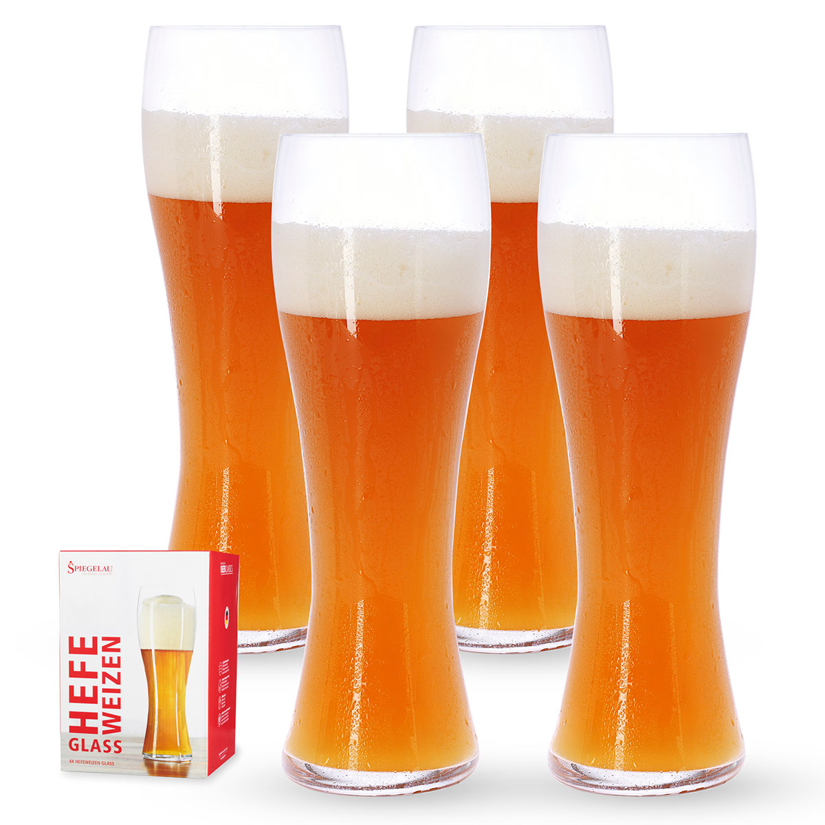 Spiegelau 24.7 oz Beer Classics Hefeweizen Set of 4
