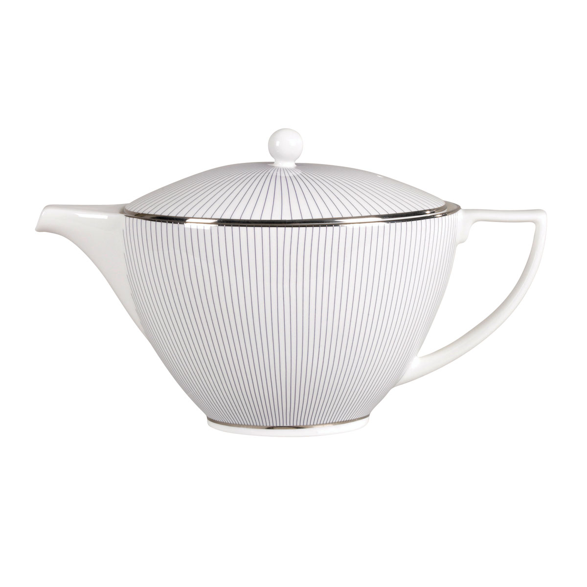 Wedgwood Jasper Conran Pin Stripe Teapot 1.7 Pt, 32.7oz.