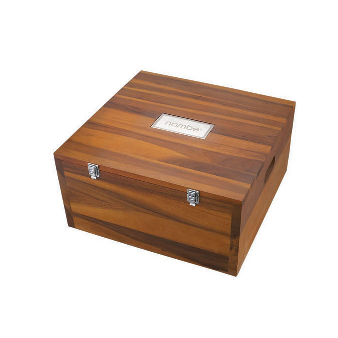Nambe Wood Nativity Storage Box