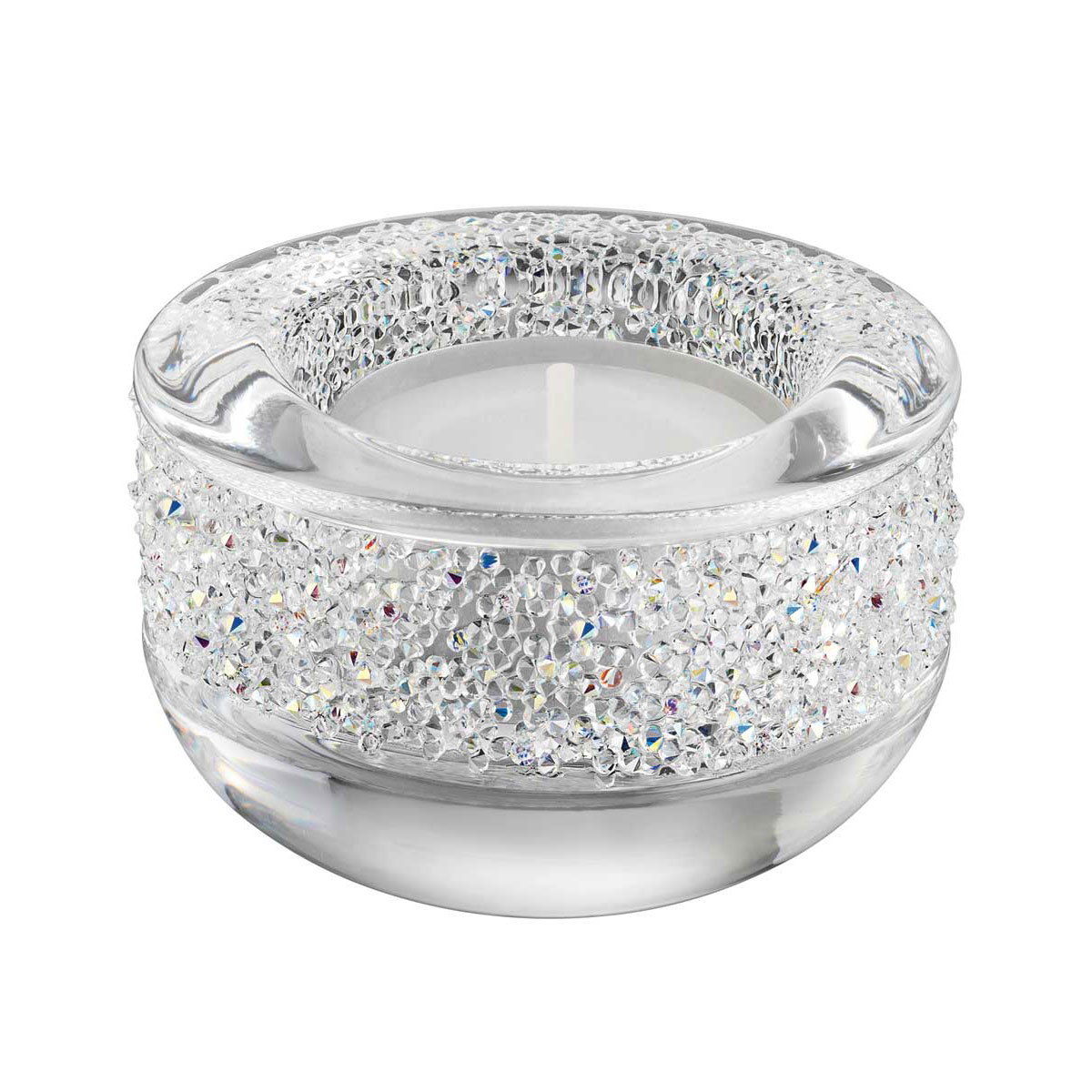 Swarovski Crystal, Shimmer Clear Tea Light, Single