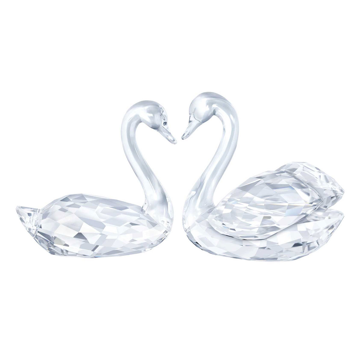 Swarovski Crystal Swan Couple