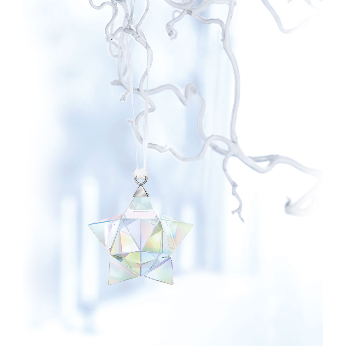 Swarovski Star Ornament, Crystal AB, small