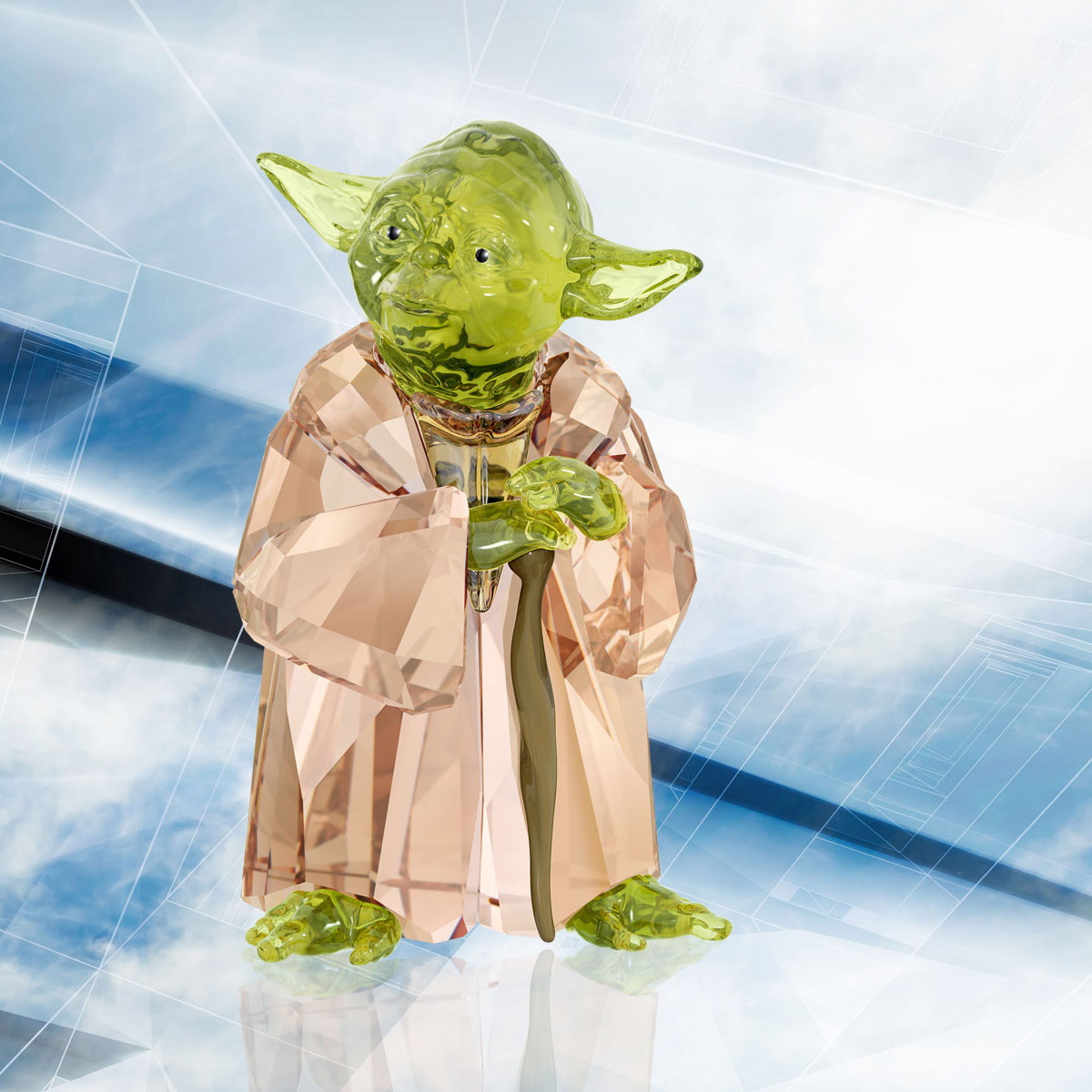 Swarovski Disney Star Wars Master Yoda Sculpture