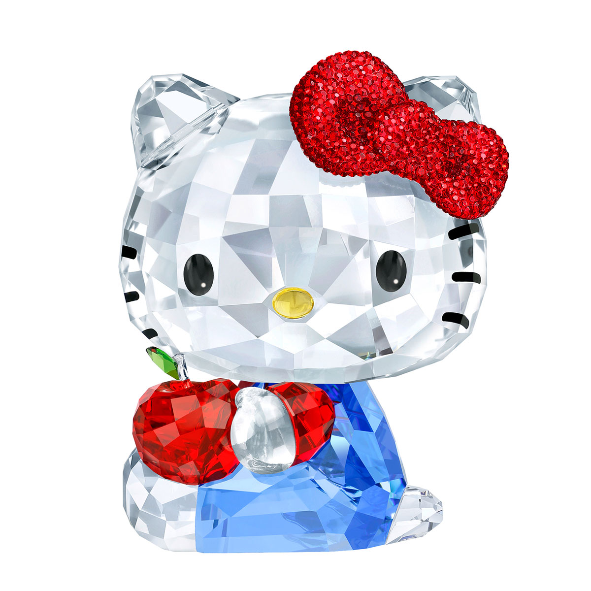 Swarovski Crystal Hello Kitty Red Apple Sculpture