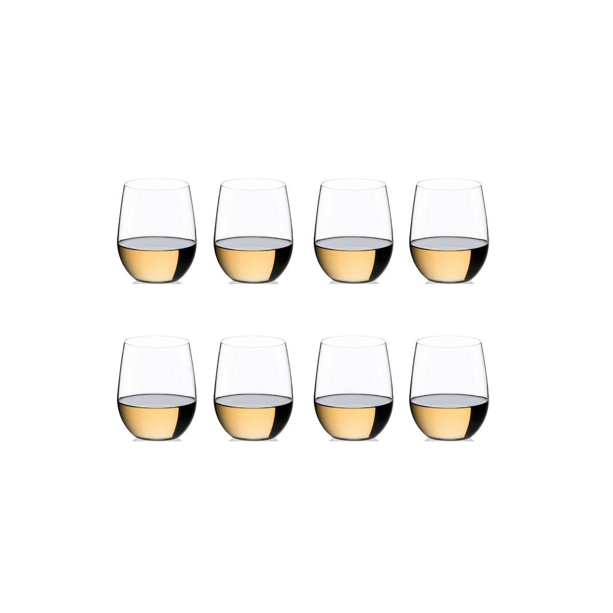 Riedel O Viognier, Chardonnay Stemless Glasses Set, 6+2 Free