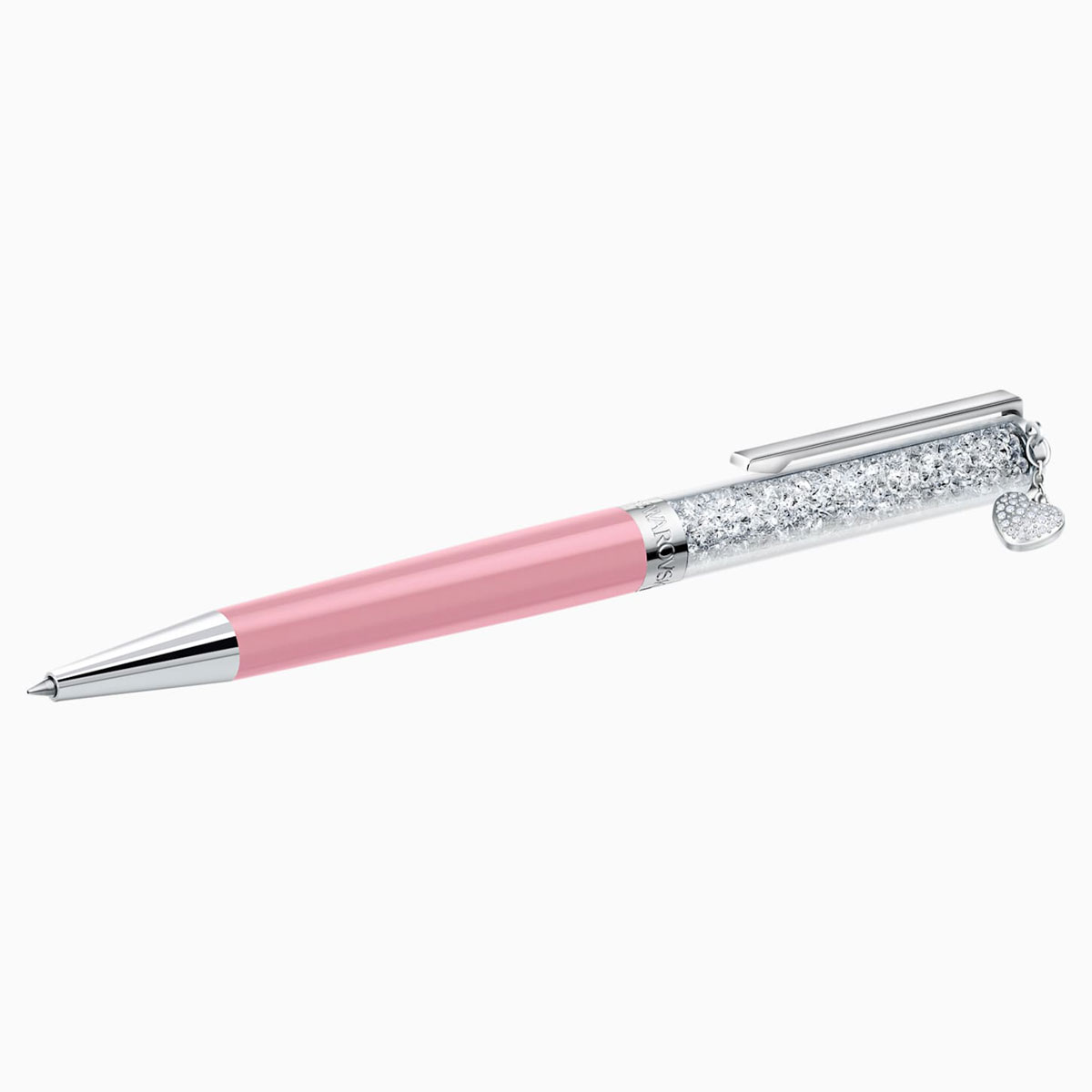 Swarovski Crystalline Heart Ballpoint Pen, Pink