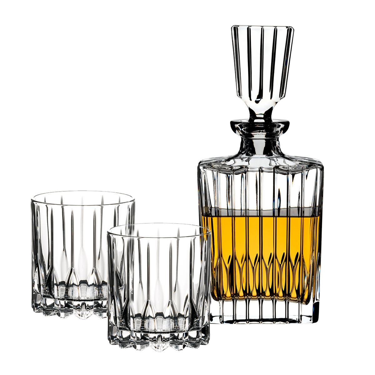 Riedel Drink Specific Neat Spirits Tumbler Pair and Decanter Set