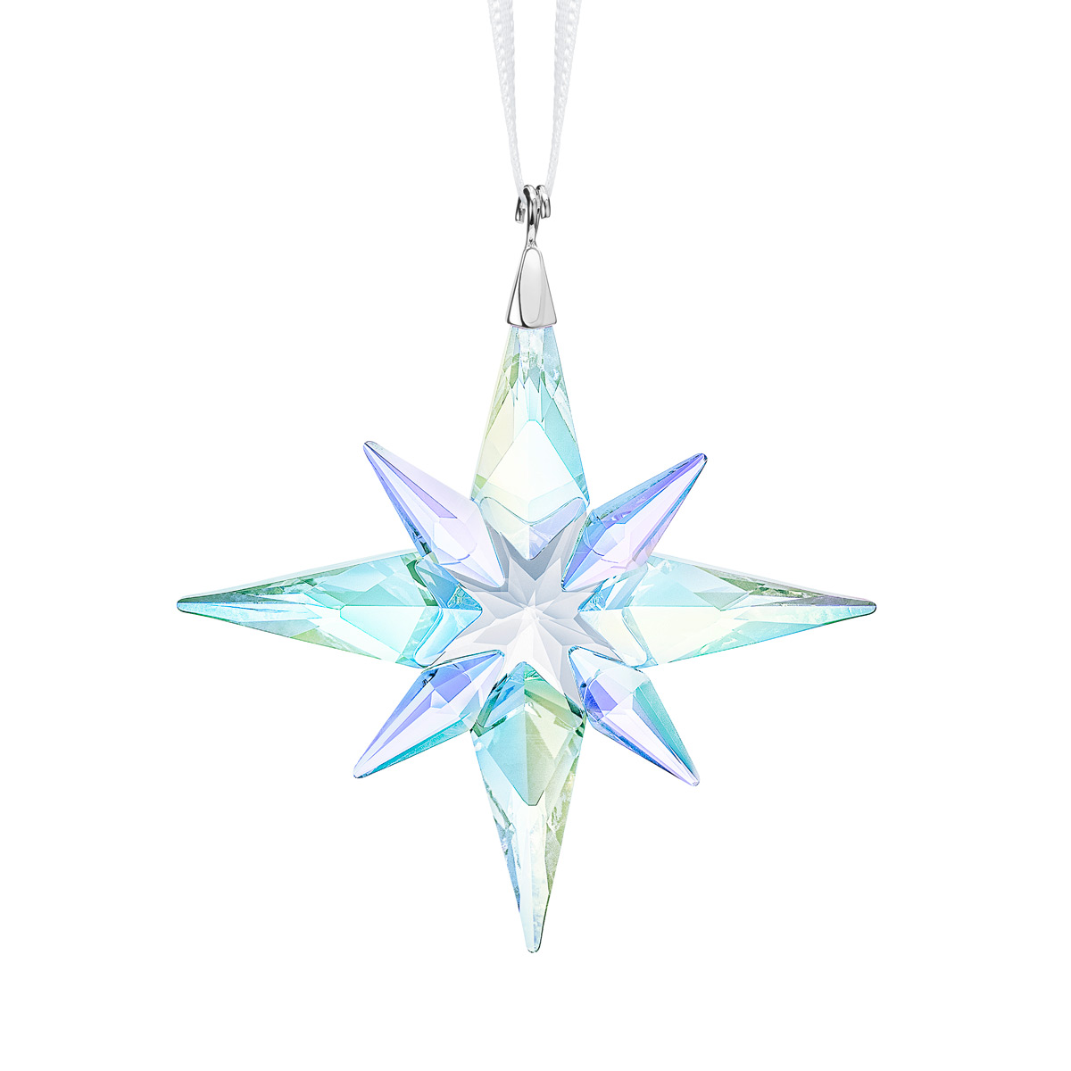 Swarovski Crystal Small AB Star Ornament
