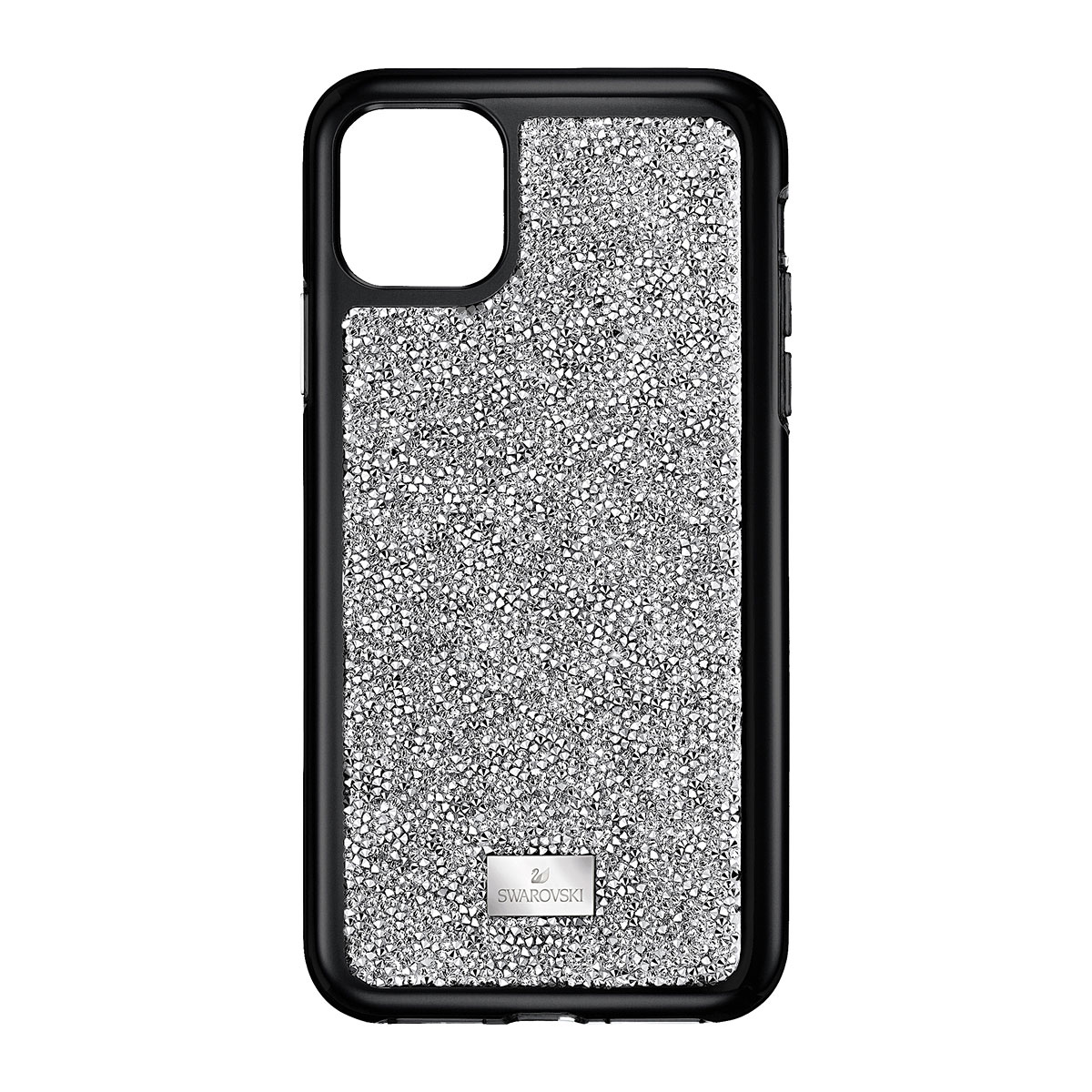 Swarovski Mobile Phone Case Glam Rock iPhone 11 Pro Case Stainless Steel Shiny