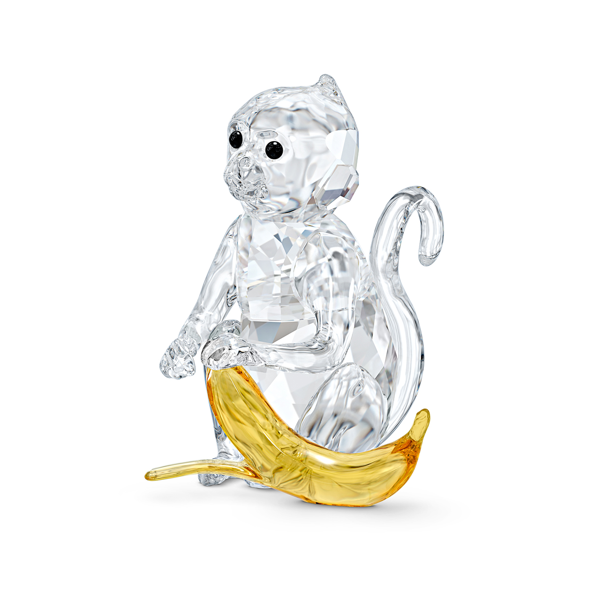 Swarovski Monkey With Banana
