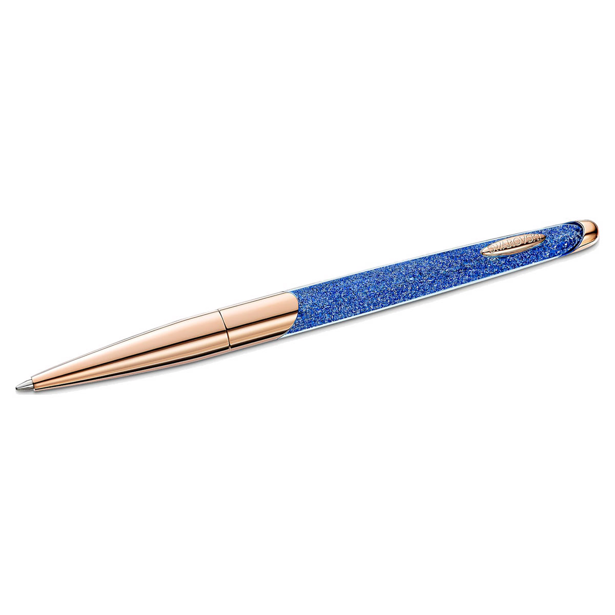 Swarovski Crystalline Nova Ballpoint Pen Blue Rose Gold