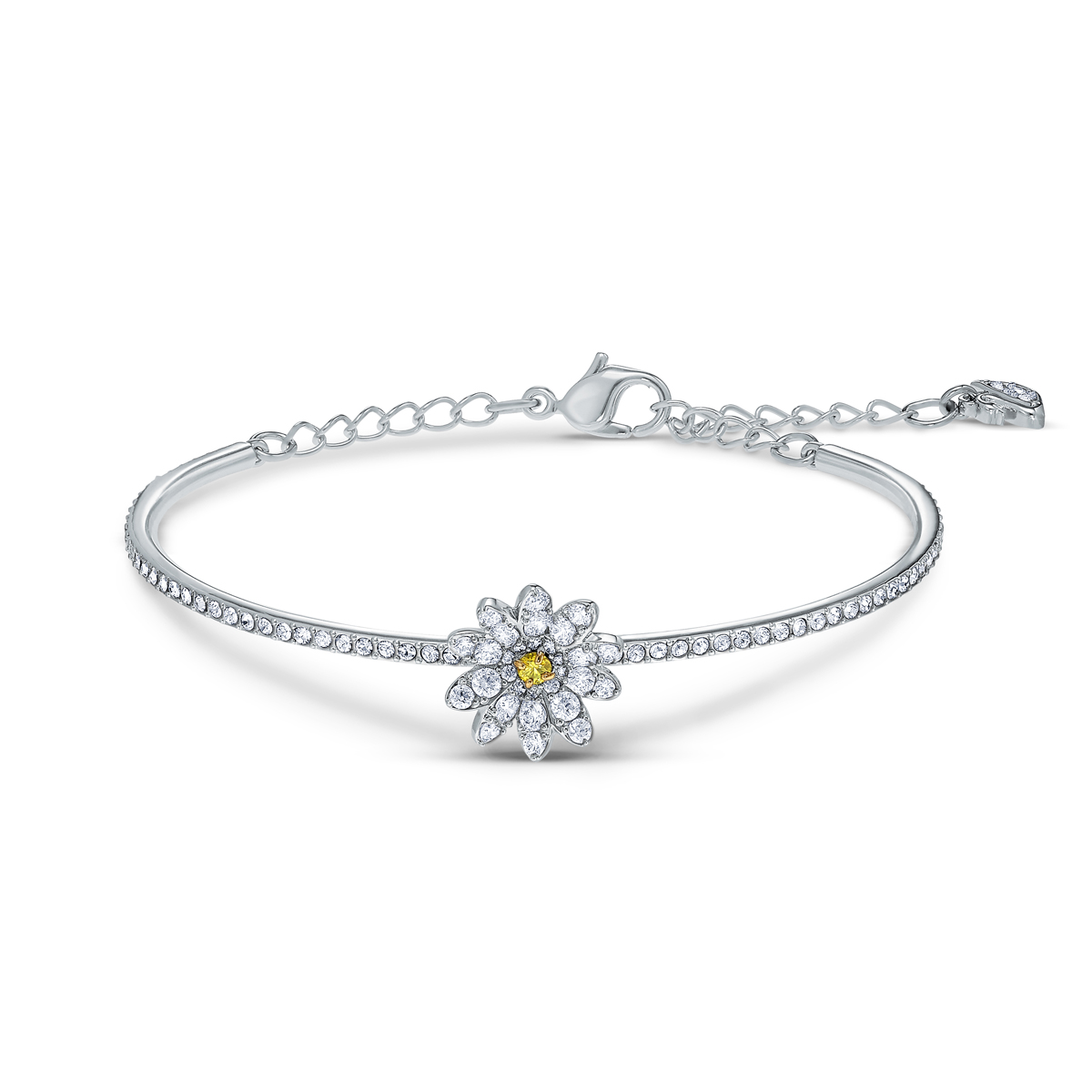 Swarovski Bracelet Eternal Flower Bangle Yellow Crystal Mix M | Crystal