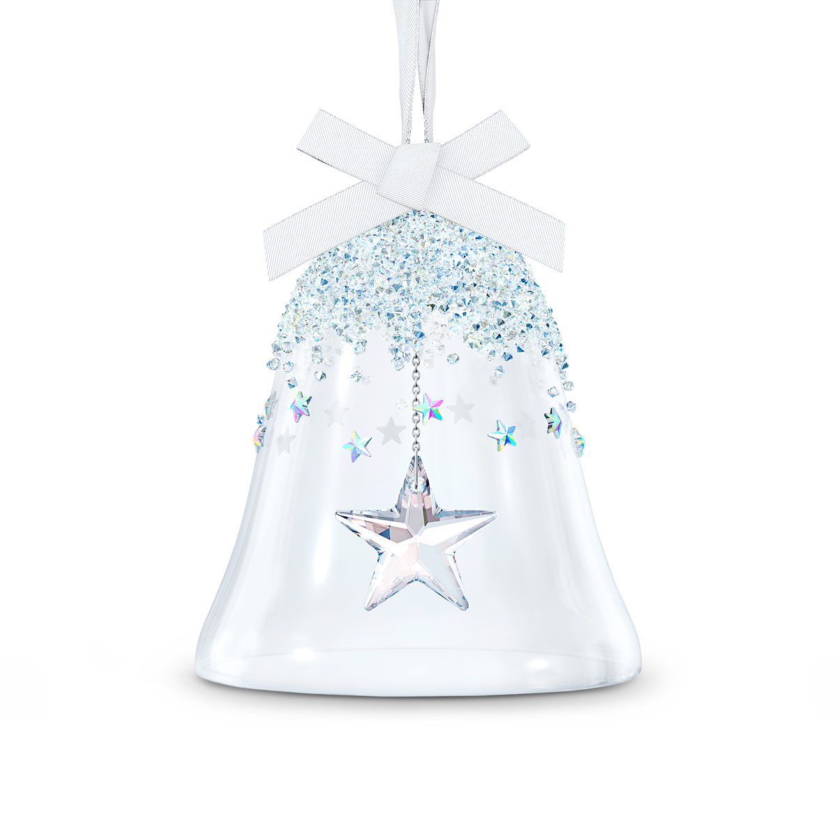 Swarovski Bell Ornament, Star, Large