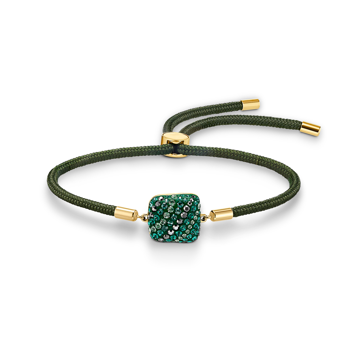 Swarovski Power Collection Earth Element Bracelet, Green, Gold Tone Plated