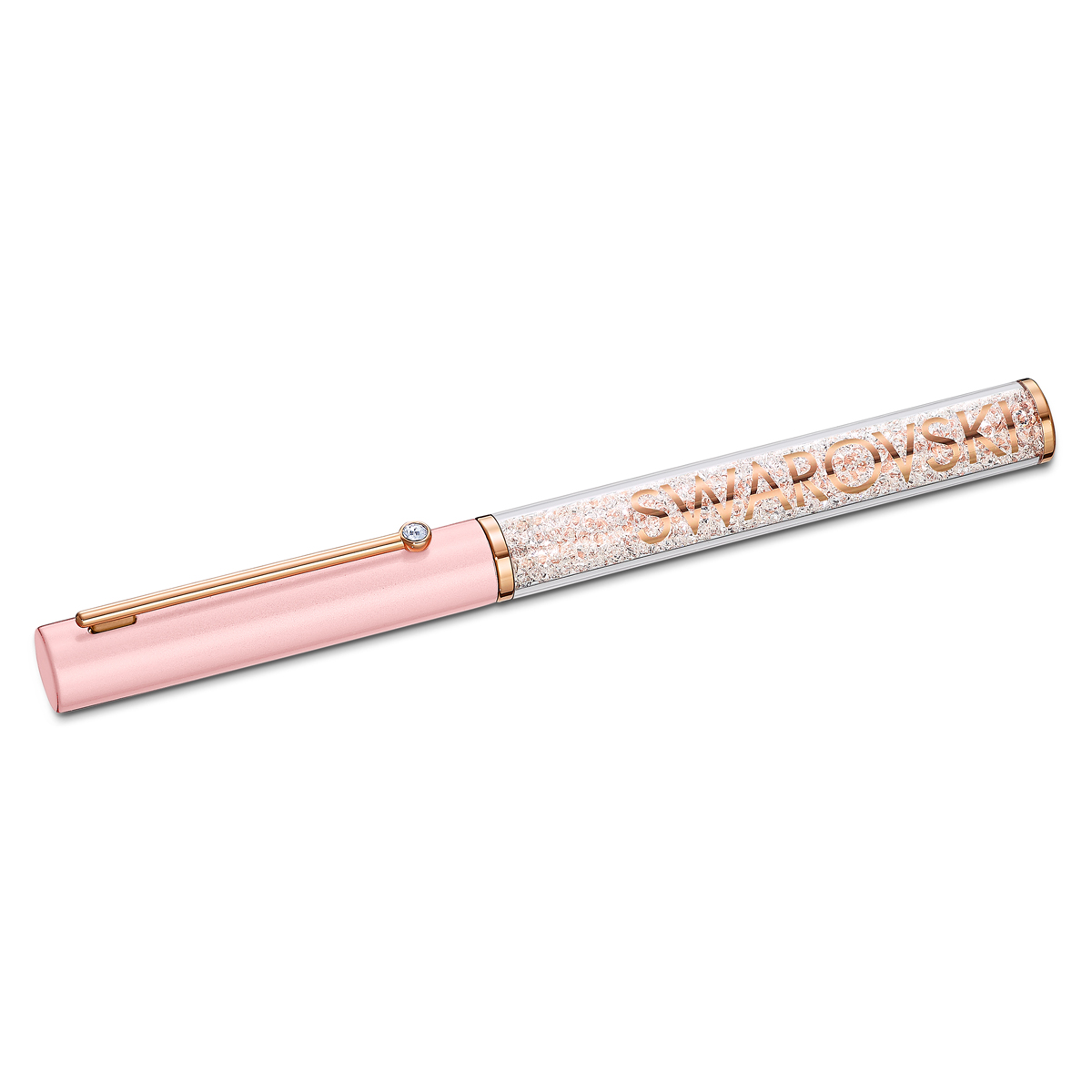 Swarovski Crystalline Gloss Ballpoint Pen, Pink, Rose Gold Tone Plated