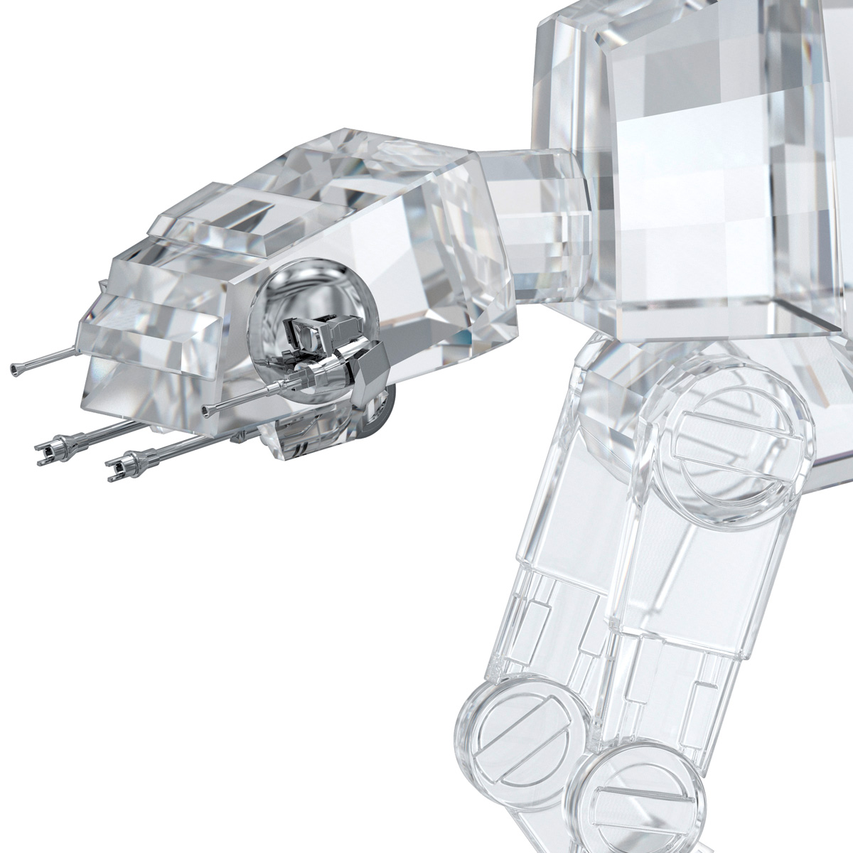 Sold at Auction: Star Wars SWAROVSKI Crystal AT-AT WALKER Figurine with Box